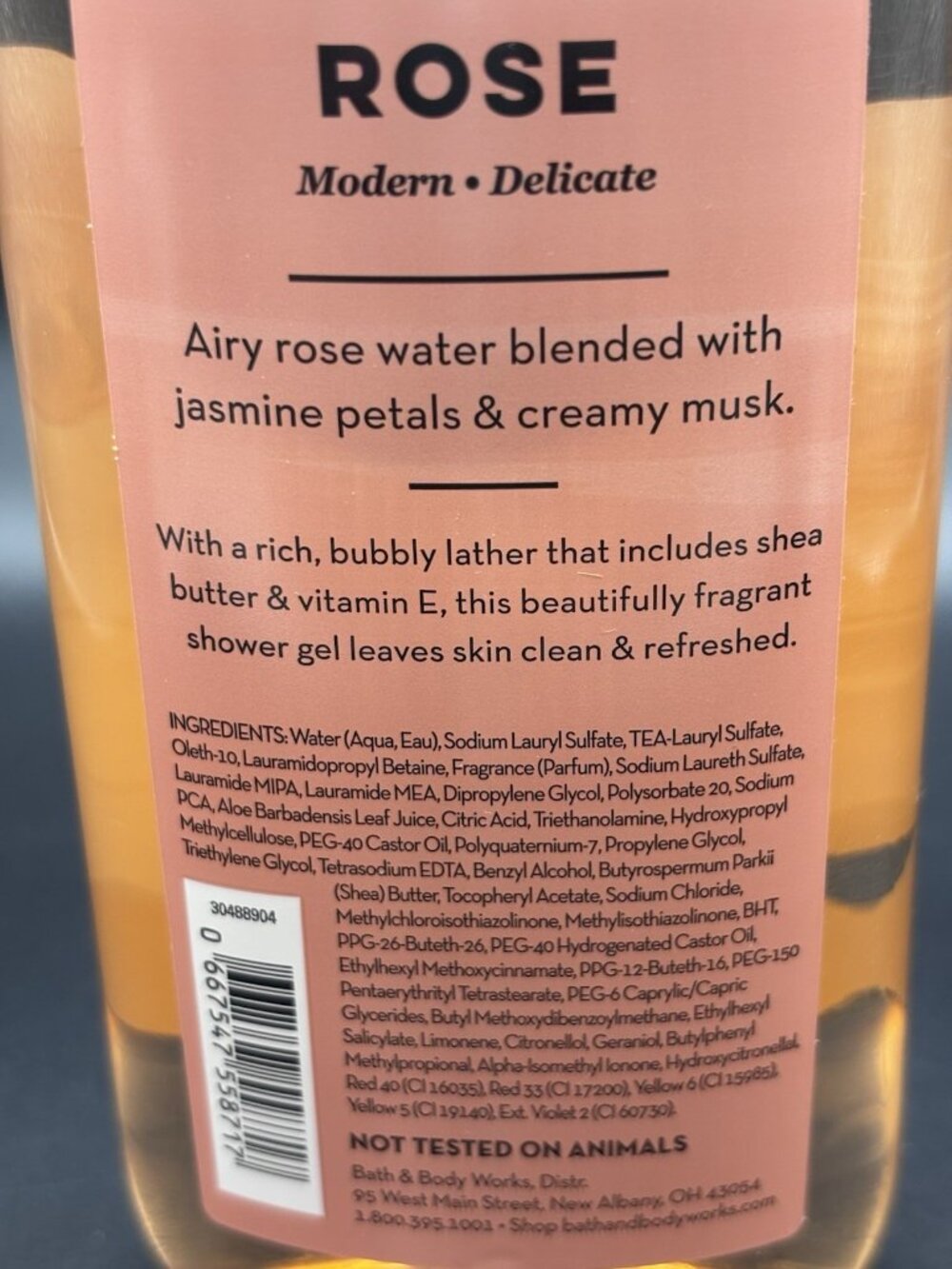 Bath & Body Works Rose Body Wash Shower Gel 10 oz Floral Jasmine Musk Spring - Picture 10 of 15